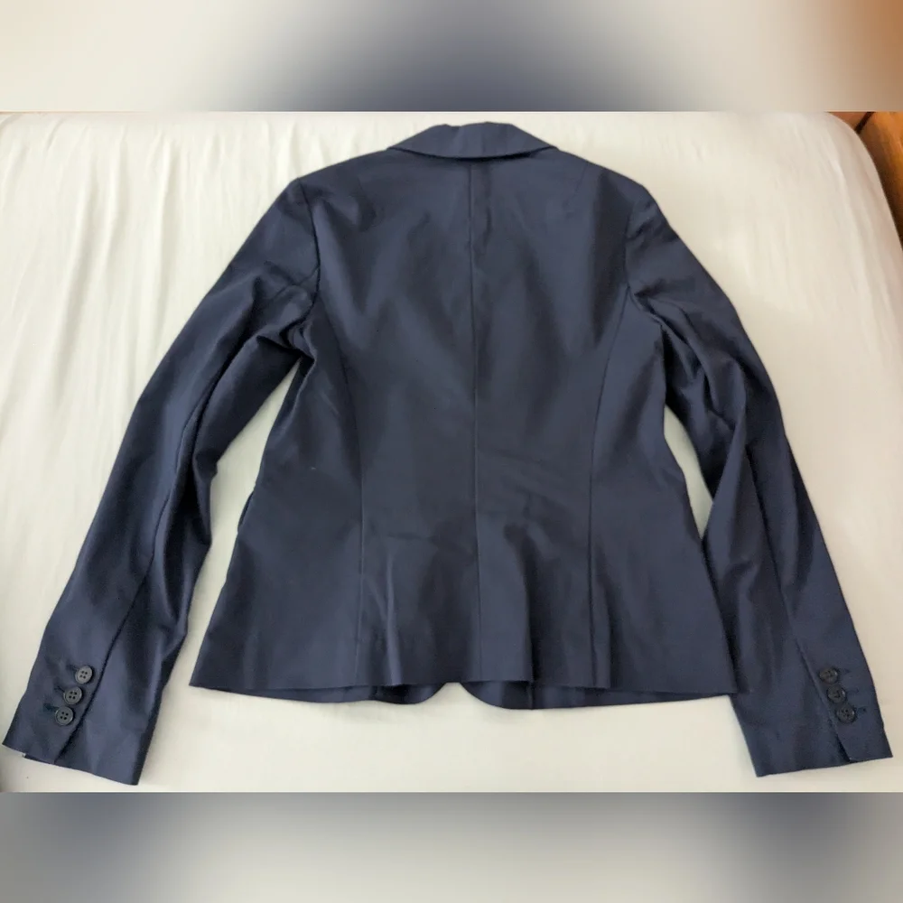 Navy Women's Tailored Blazer & Pants Set